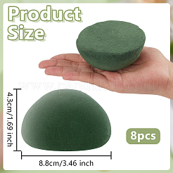 8 шт. полукруглый цветок из пенопласта&nbsp;DIY-OC0014-45