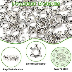 30 шт. рамка из сплава в тибетском стиле&nbsp;FIND-YW0008-95