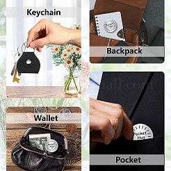 2шт 2-х стилевой зажим для гитары из искусственной кожи AJEW-CN0001-21-012