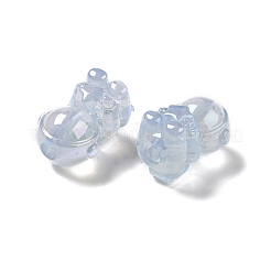 УФ-покрытие радужными переливающимися акриловыми бусинами PACR-M002-06C