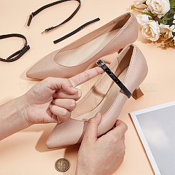 4 комплект женских регулируемых съемных ремешков из искусственной кожи для обуви на высоком каблуке AJEW-OC0013-18