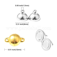 20 комплект 2 цвета aolly магнитные застежки&nbsp;PALLOY-CJ0002-44