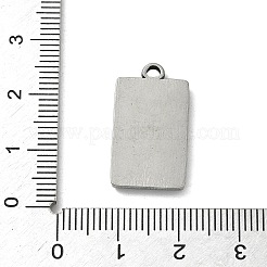 Подвеска из нержавеющей стали 304 со стразами STAS-P422-07P