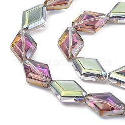 Гальваническое покрытие уф-лампой стеклянные бусины нити&nbsp;EGLA-B010-01A-HP01