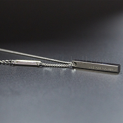 Модные прямоугольные подвески из нержавеющей стали 304 для повседневной женской одежды UG5813