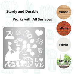 Трафареты для резки штампов из нержавеющей стали на день святого валентина DIY-WH0238-138