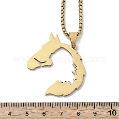 201 подвеска из нержавеющей стали для женщин&nbsp;LS-NJEW-U021-07G