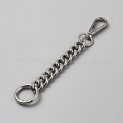 Chaînes d'extension de sac à chaîne torsadée en alliage&nbsp;FIND-WH0139-859