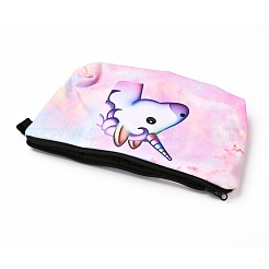 Pochettes cosmétiques zippées en toile de polyester&nbsp;ABAG-G010-03E