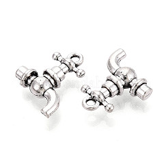 Tibetischer stil Aluminium Anhänger & Charms&nbsp;X-TIBE-N014-30AS