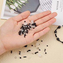 DIY Glas Saatperlen Schmuckset Herstellungsset&nbsp;DIY-YW0004-23
