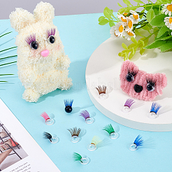 42 шт. 7-цветный глаз для безопасного изготовления поделок из смолы&nbsp;DIY-PH0033-41