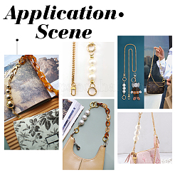 Абс жемчужные бусы сумка удлинитель цепи AJEW-CA0001-20