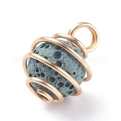 Невощеные подвески из натуральной лавы&nbsp;PALLOY-JF01334