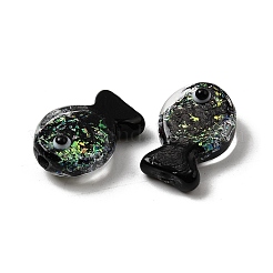 Perles de poisson en verre soufflé faites à la main&nbsp;FOIL-Z001-01B