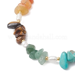 Браслеты из бусин с натуральными и синтетическими драгоценными камнями для женщин&nbsp;BJEW-JB13219-02