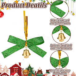 60 шт. 4 стиля полиэстеровая лента-бантик для украшения подарка&nbsp;HJEW-DR00153