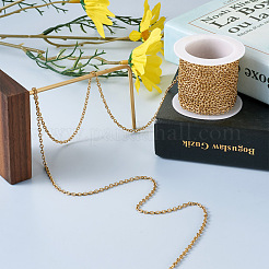 PVD вакуумное покрытие 304 нержавеющая сталь текстурированные кабельные цепи CHS-TA0001-05G