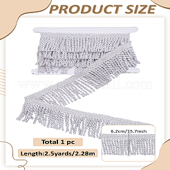 2.5 ярд полиэстеровых крученых лент с кисточками&nbsp;OCOR-LP0001-63A