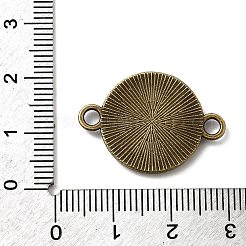 Плоские круглые параметров соединителя сплав кабошон PALLOY-N0087-03AB-NF