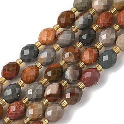 Бусы из натурального алашанского агата G-F809-A24-01