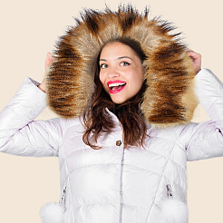 Полиэфирная искусственная шерстяная ткань AJEW-WH0326-16B