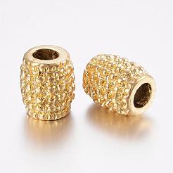 Европейские бусины из нержавеющей стали 304 STAS-E131-01