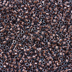 MIYUKIデリカビーズ  シリンダー  日本製シードビーズ  11/0  （db1706)カッパーパールライニングアクア  1.3x1.6mm  穴：0.8mm  約2000PCS /ボトル  10 G /ボトル&nbsp;SEED-JP0008-DB1706