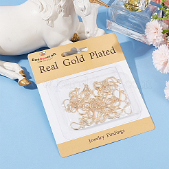 50 шт латунные серьги крючки KK-BBC0008-57