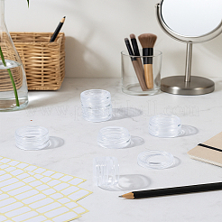 6шт пластиковая баночка для косметического крема&nbsp;AJEW-LP0006-96