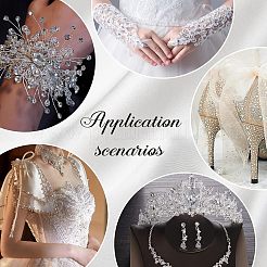Cabochons de strass en verre&nbsp;GLAA-CA0001-09