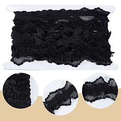2 Yard (ca. {91} cm) plissiertes elastisches Baumwollspitzenband&nbsp;OCOR-CY0004-15