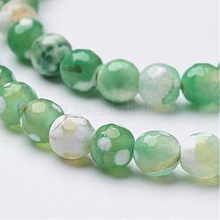 Природные пожары треск агат бисер нитей&nbsp;G-D210-6mm-M1