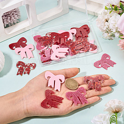 24 шт. 4-х цветные акриловые блестки для бокалов вина&nbsp;OACR-TA0004-17