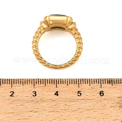 Anelli da donna in acciaio inossidabile 304 con pavé di zirconi cubici singoli.&nbsp;SA-CBAABBA-08B-G