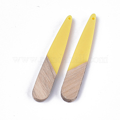 Подвески из смолы и ореха&nbsp;X-RESI-S358-40E