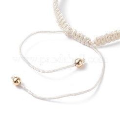 Набор браслетов из плетеных бусин из нейлонового шнура чакра BJEW-JB07251