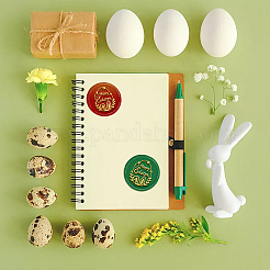 Латунная восковая печать штамп с ручкой&nbsp;AJEW-WH0184-0789