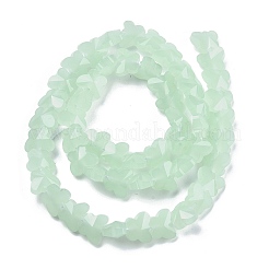 Chapelets de perles en verre imitation jade&nbsp;EGLA-L045-I-A03