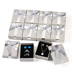 Прямоугольные бумажные подарочные коробки с бантом&nbsp;CON-TAC0010-89B