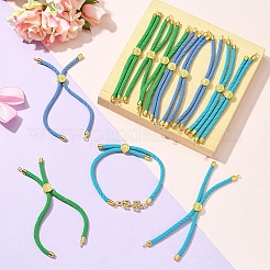 12 шт. 3 цвета нейлоновых шнуров для изготовления браслетов&nbsp;AJEW-YW0001-40B