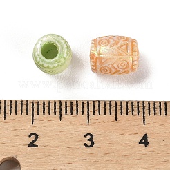プラスチックビーズ  クラフトビーズ  コラム  8.5x7mm  穴：3mm  1351個/ 500g&nbsp;KY-B004-10C