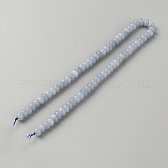 2 нити натуральных аквамариновых бусин нити G-NB0004-94B