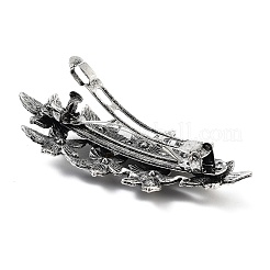 Цветочные сплав горный хрусталь заколки&nbsp;PHAR-S604-01AS-02