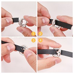 24 шт. 2-х цветные пряжки из цинкового сплава FIND-FH0009-88