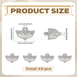 10 шт. подвески из нержавеющей стали 304&nbsp;STAS-LP0003-85