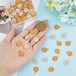 60шт 2 цвета сплава эмалевые подвески&nbsp;ENAM-HY0003-06