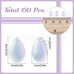 150 шт. Прозрачные стеклянные подвески GLAA-SC0001-97