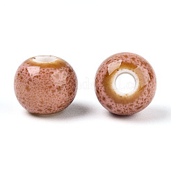 Perles en porcelaine manuelles&nbsp;PORC-T133-11A-21