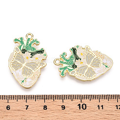 Подвески из эмали и сплава&nbsp;ENAM-WH0056-16